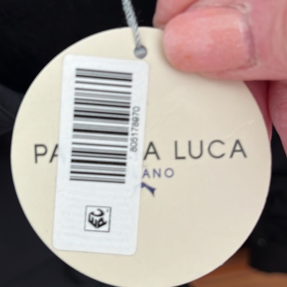 NWT Patrizio Luca Milano Women’s Black Blouse, Size Medium! - Picture 3 of 11